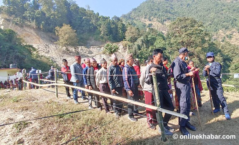 गोरखामा ५० प्रतिशत भन्दा कम मतदान