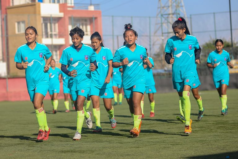साफ यू-१५ महिला च्याम्पियनसिपमा नेपाल आज भुटानसँग खेल्दै