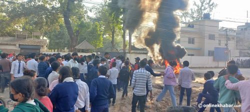 बालिकाको मृत्युपछि धनगढी दिनभर तनावग्रस्त, आन्दोलनकारीले शव उठाउन दिएनन्