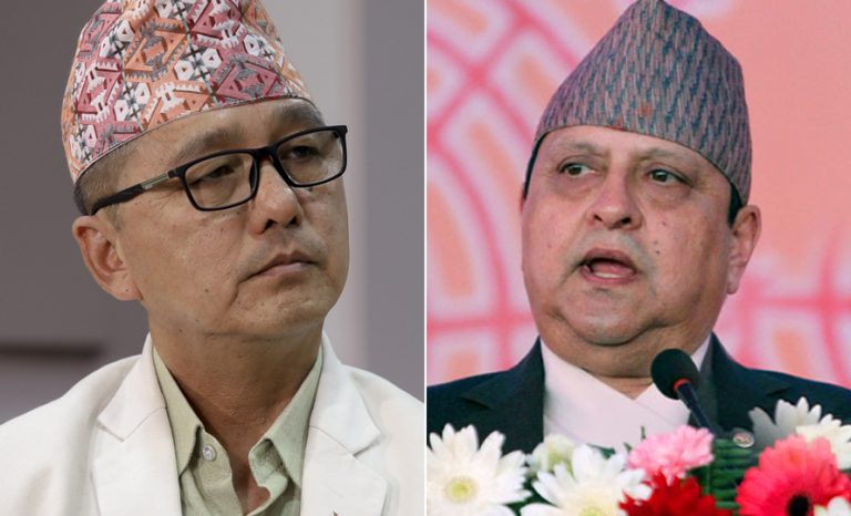 राप्रपा अध्यक्ष लिङ्देनले भेटे पूर्वराजा ज्ञानेन्द्र शाह