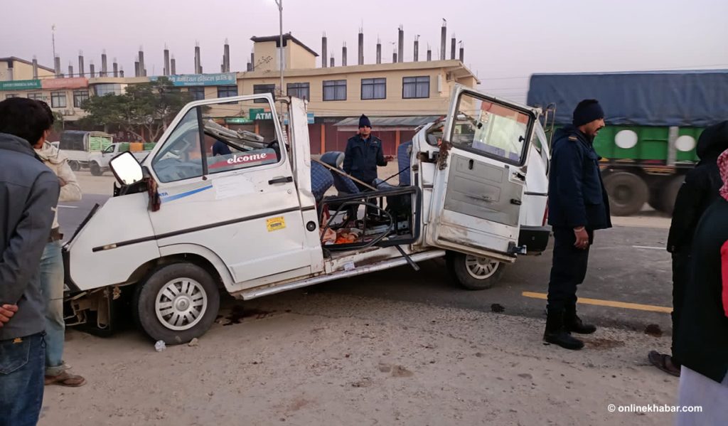 धनुषामा जन्ती बोकेको जीप दुर्घटना, ५ जनाको मृत्यु