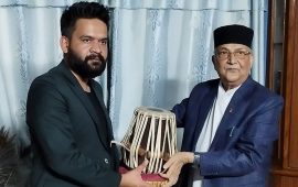 बालेनलाई ओलीले फेसबुकबाट दिए बधाई