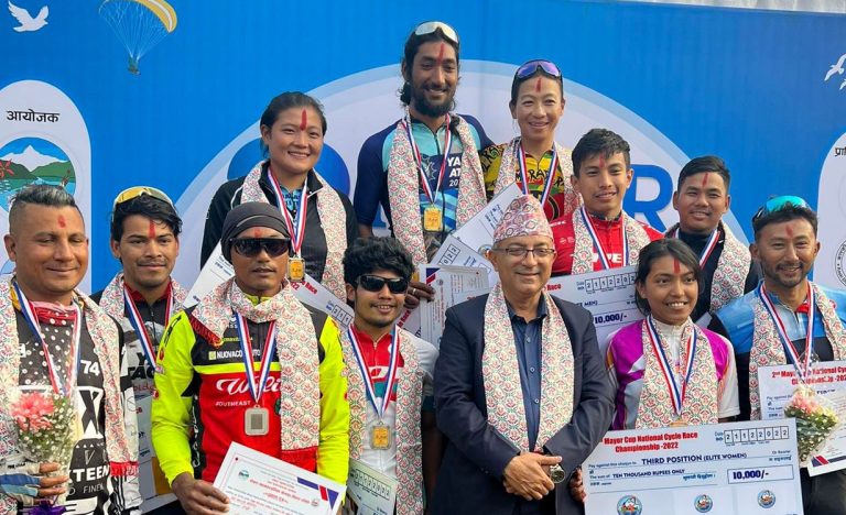 हिक्मत, लक्ष्मी र नयन साइकल दौड विजेता