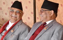 ओली र प्रचण्डको अनुपस्थितिले अड्कियो निजामती विधेयक