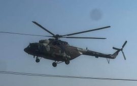 गोरखाको बाढी प्रभावित क्षेत्रमा काठमाडौंबाट सेनाको हवाई टोली परिचालित