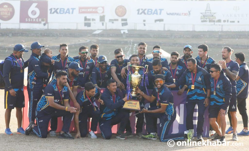 नेपाल टी-२० लिग विजेताले ८ महिनामा पनि पुरस्कार पाएनन्