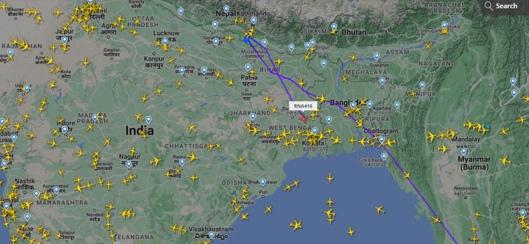 क्वालालम्पुरबाट आएको नेपाल एयरलाइन्सको विमान अवतरण हुन सकेन, कोलकाता फर्कियो