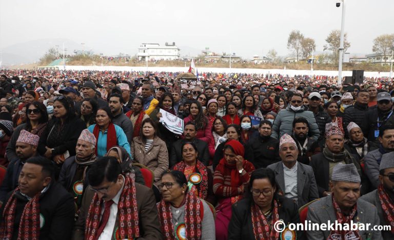 पोखरा अन्तर्राष्ट्रिय विमानस्थल उद्घाटनमा उर्लियो जनसागर