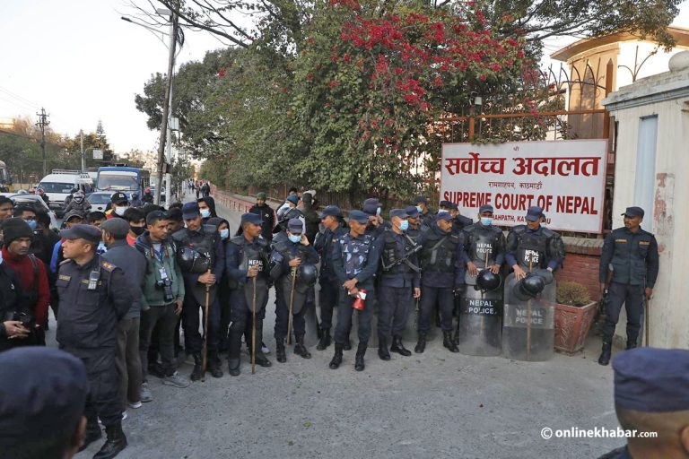 सर्वोच्च परिसरमा सुरक्षा व्‍यवस्था कडा