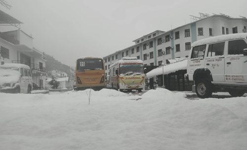 कर्णालीका हिमाली जिल्लामा भारी हिमपात