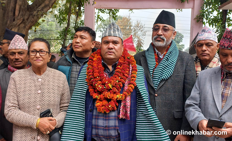 राष्ट्रिय सभाको उपनिर्वाचनमा एमालेका कुमार दसौदी गरे मनोनयन दर्ता