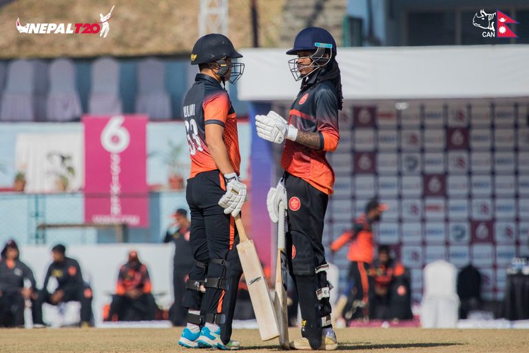 नेपाल टी-२० लिगमा जनकपुरको सातौं जित, लुम्बिनीसँग क्वालिफायर्स खेल्ने