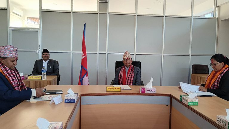 लुम्बिनी सरकारले घटायो एउटा मन्त्रालय, १२ वटा राख्ने