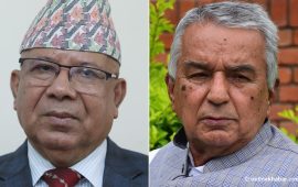 राष्ट्रपति पौडेल र पूर्वप्रधानमन्त्री नेपालबीच भेटवार्ता