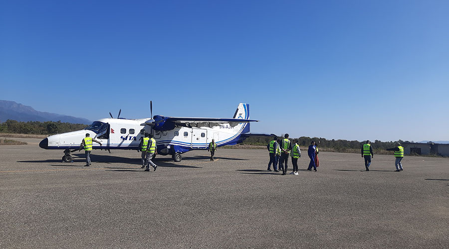 सीता एयरले गर्‍यो दाङमा परीक्षण उडान, नियमित उडानको तयारी