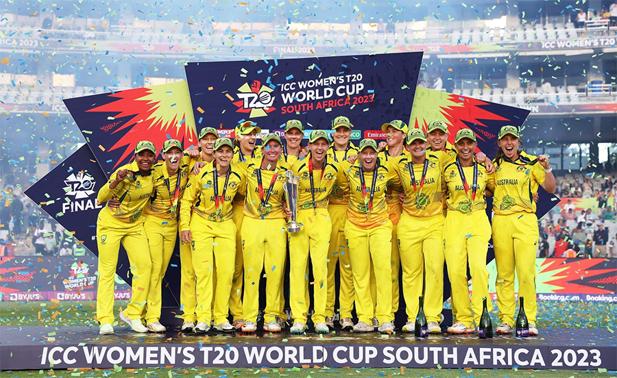 अष्ट्रेलियाले छैटौं पटक जित्यो महिला टी-२० विश्वकप उपाधि