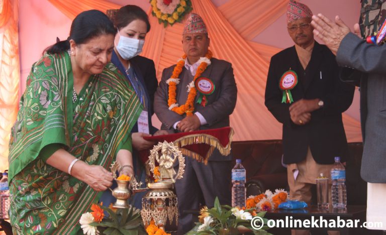 गुणस्तरीय स्वास्थ्य सेवालाई सबै नागरिकको पहुँचमा पुर्‍याउनु राज्यको दायित्व : राष्ट्रपति भण्डारी