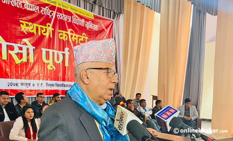 राष्ट्रपतिको चुनावबाट सत्ता गठबन्धनको टुङ्गो लाग्छ : माधव नेपाल