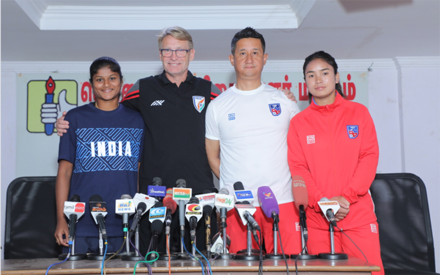 नेपाल र भारतबीचको पहिलो मैत्रीपूर्ण महिला फुटबल आज