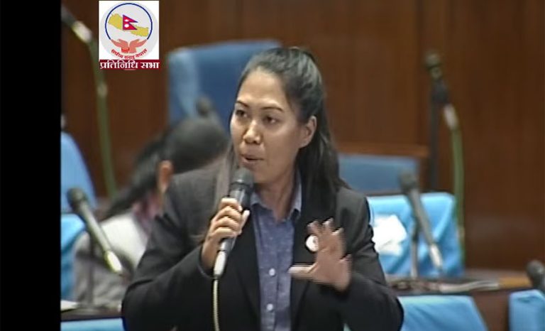 अमुक ल फर्मले बनाएको विधेयक संसदमा ल्याएको भन्दै सांसद सुमना श्रेष्ठले उठाइन् प्रश्न