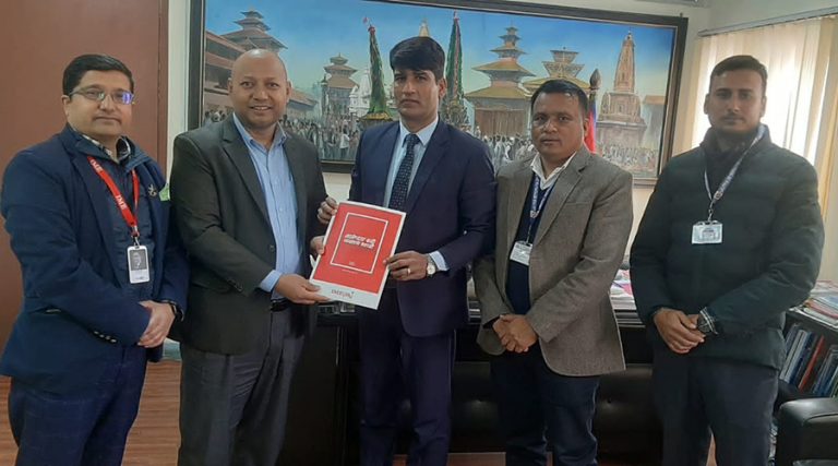 आईएमई डिजिटल सोलुसन र ललितपुर महानगरबीच कर भुक्तानीसम्बन्धी सम्झौता
