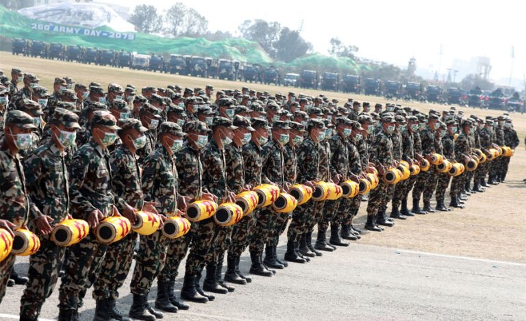 एकैपटक ५५५ वटा मादल बजाएर नेपाली सेनाले राख्यो विश्व कीर्तिमान