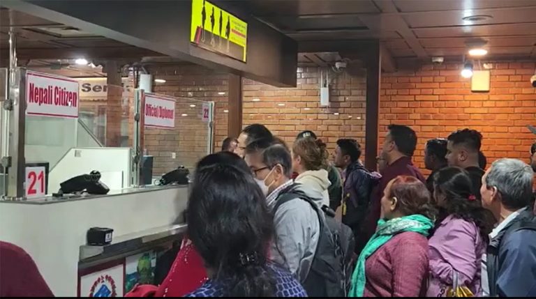 पर्याप्त अध्यागमन अधिकृत नभएपछि त्रिभुवन विमानस्थलमा समस्या