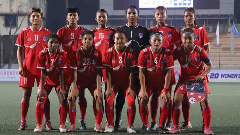 साफ यू-२० महिला च्याम्पियनसिप : पहिलो खेलमै नेपाल बंगलादेशससँग पराजित