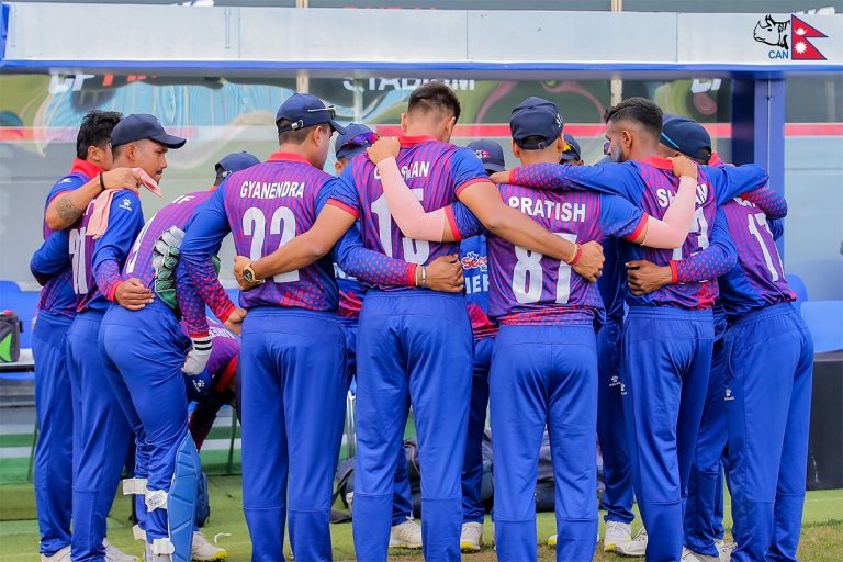 क्रिकेटमा नेपालका दुवै टोली यूएईविरुद्ध खेल्दै