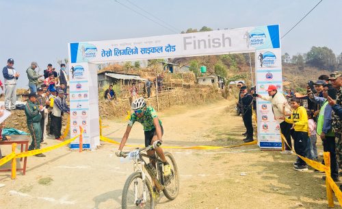 तेस्रो लिगलिगे साइकल दौड प्रतियोगिताको उपाधि नेपाली सेनाका टमाटालाई