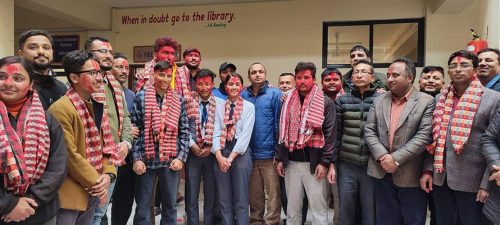 कोटेश्वर क्याम्पसको स्ववियु अध्‍यक्षमा नेविसंघका संजय बुढाथोकी सर्वसम्मत चयन