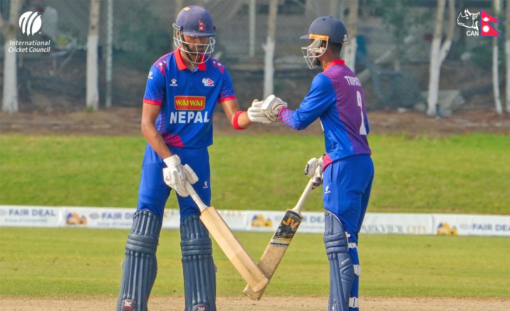 दिपेशको ह्याट्रिकसँगै नेपाल यू–१९ क्रिकेट विश्वकपमा  – HamroAwaj