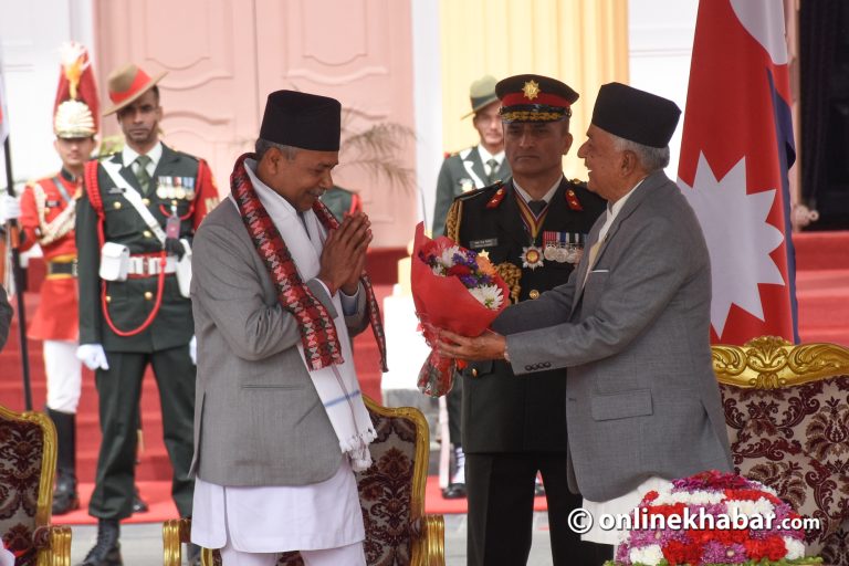 राष्ट्रपतिको कार्यभार उपराष्ट्रपतिलाई