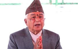 विपिन जोशीको निधनप्रति राष्ट्रपतिद्वारा दु:ख व्‍यक्त