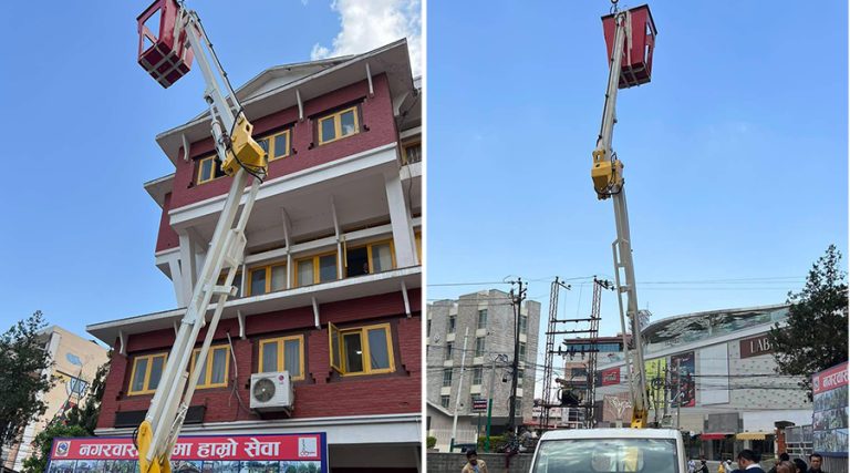 ललितपुर महानगरले खरिद गर्‍यो ‘स्काइ लिफ्टिङ’
