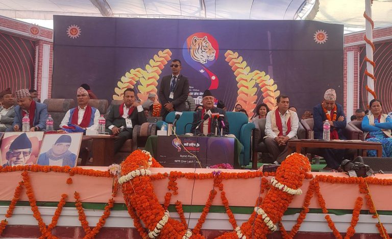 एमालेको प्रमुख उद्देश्य आर्थिक विकास र समृद्धि : ओली