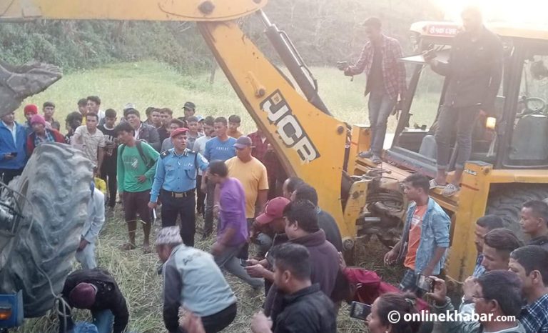 कैलालीमा ट्याक्टर दुर्घटना हुँदा चालकको मृत्यु