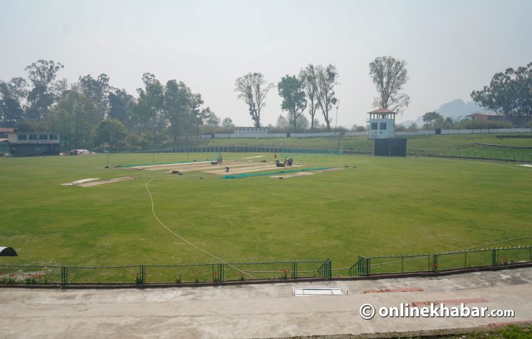 त्रिवि मैदानमा फ्लड लाइट राख्न निर्माण कम्पनीसँग मंसिरमा मात्रै सम्झौता हुने