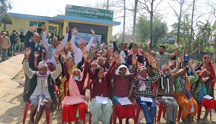 राप्ती गाउँपालिकामा तिलगंगा आँखा उपचार केन्द्रको सेवा सुरु, ३१४ जनाको नि:शुल्क शल्यक्रिया