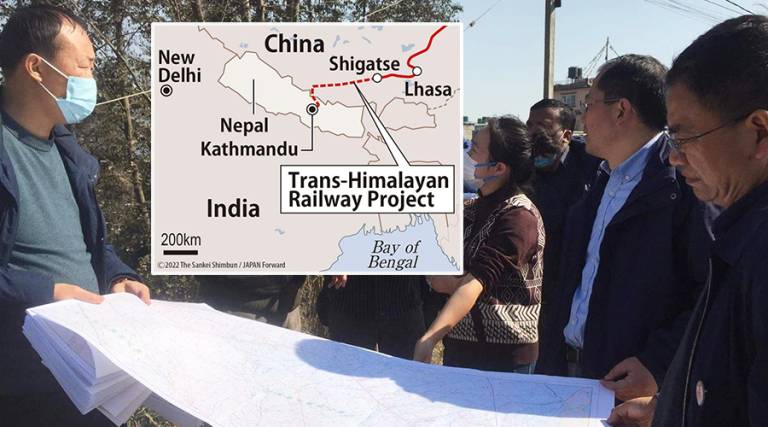 काठमाडौं–केरुङ रेलमार्गको विस्तृत अध्ययन गर्न फिल्डमा चिनियाँ टोली