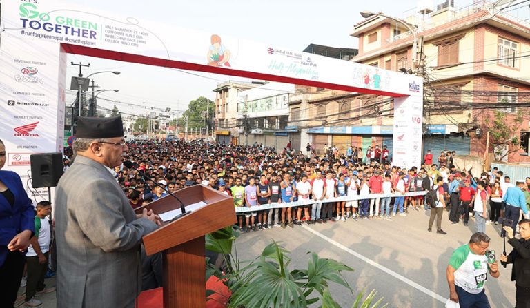 एकता र परिवर्तनको रक्षाको संकल्पसहित प्रधानमन्त्रीको जिम्मेवारीमा छु : प्रचण्ड