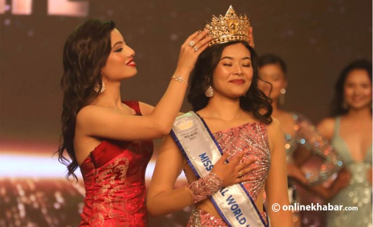 मिस नेपाल २०२३ को उपाधि श्रीइच्छा प्रधानलाई