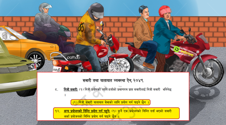 राइड सेयरिङ नियमन : संघले ३२ वर्ष पुरानो कानुन च्याप्दा प्रदेश पनि निरीह