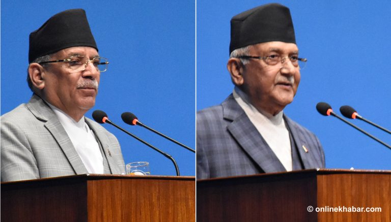 प्रचण्डलाई ओलीको जवाफ : प्यारापिट र फ्लडलाइटको काम हेर्न कीर्तिपुर जानुस् !