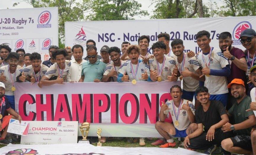 कर्णाली र हेटौडालाई यु-२० रग्वी सेभेन्सको उपाधि