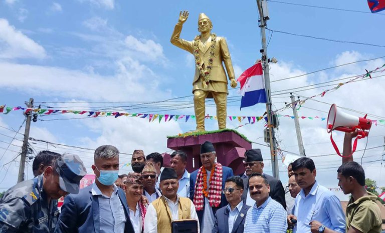 इनरुवामा बीपीको सालिक अनावरण