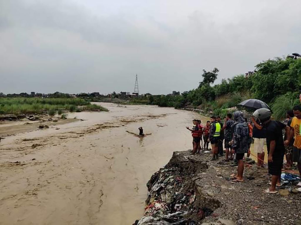 तिनाउ र दानव नदीको बाढीमा फसेका २ जनाको सकुशल उद्धार