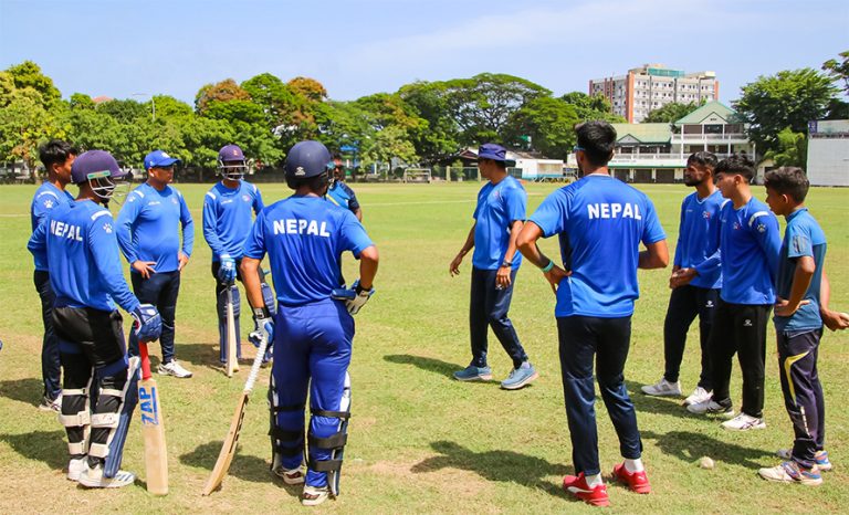 अभ्यास खेलमा श्रीलंकाली क्लब ब्लूमफिल्डसँग नेपाल पराजित