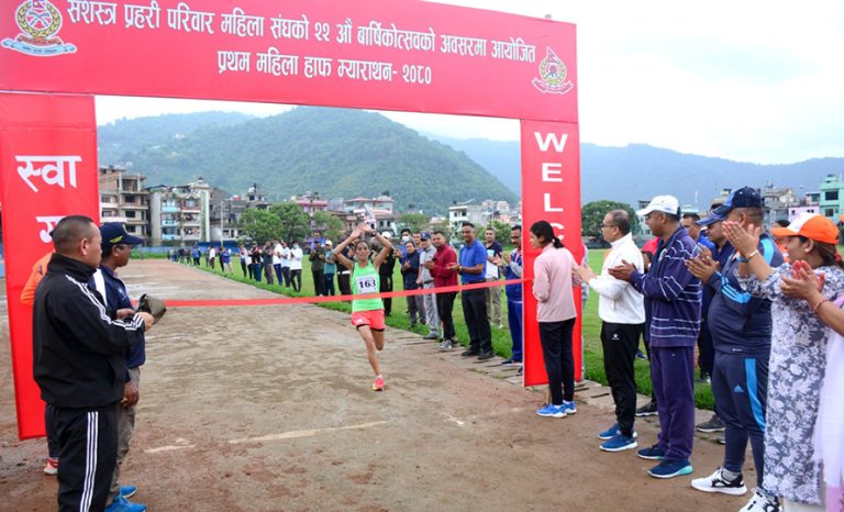 हाफ म्याराथनको उपाधि राममायालाई