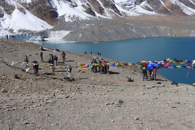 तिलिचो ताल क्षेत्रबाट १५० किलो फोहोर संकलन